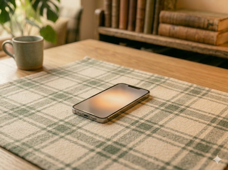 Teléfono sobre mesa, contacto logopedia