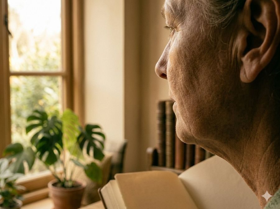 Perfil en interior cálido, evaluación logopédica parálisis facial